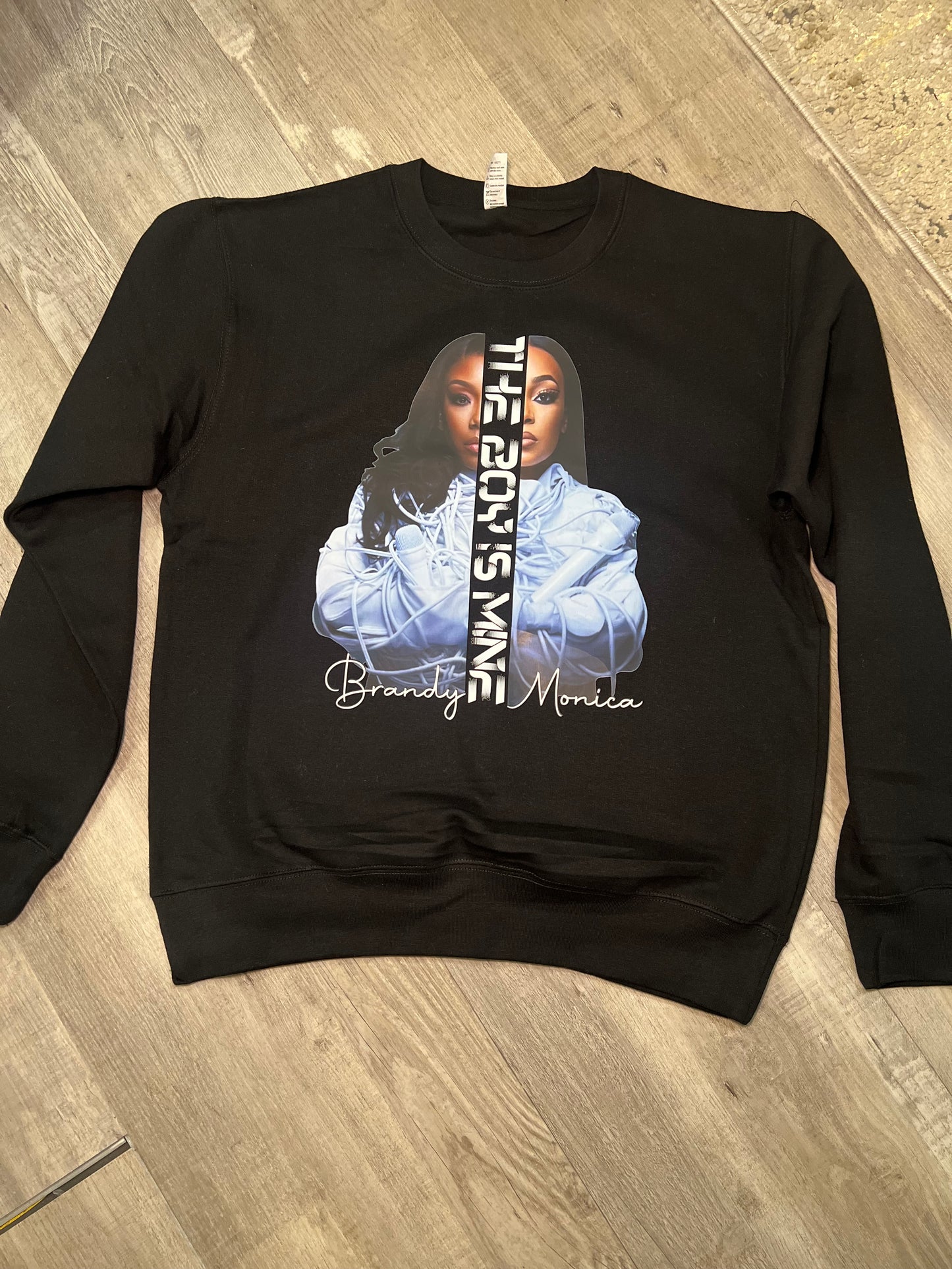 THE BOY IS MINE CREWNECK SWEATSHIRT