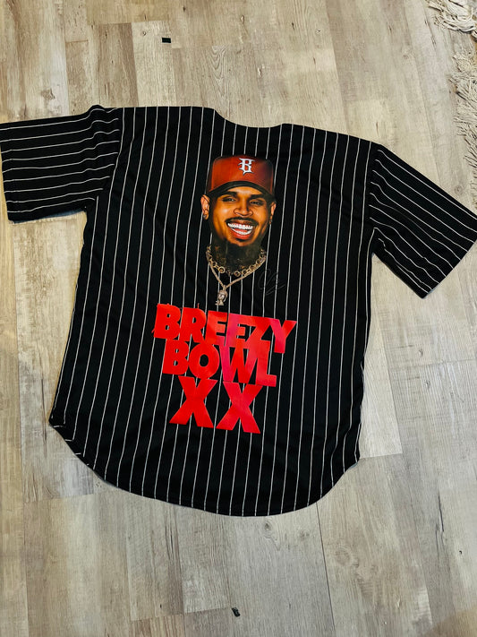 Stripe Breezy Bowl Jersey