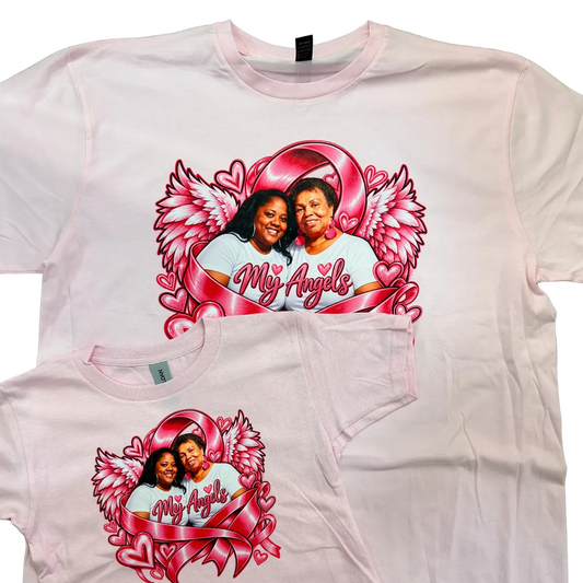 Breast Cancer Angel Tee
